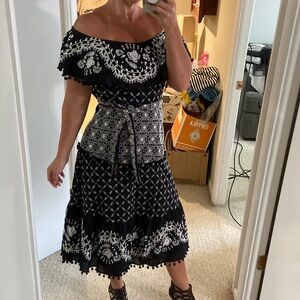 Anthropology boho dress